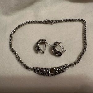 Elegant Silver Jewelry Set